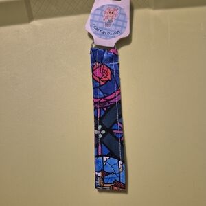 Colorful Beauty and The Beast Keychain Wristlet